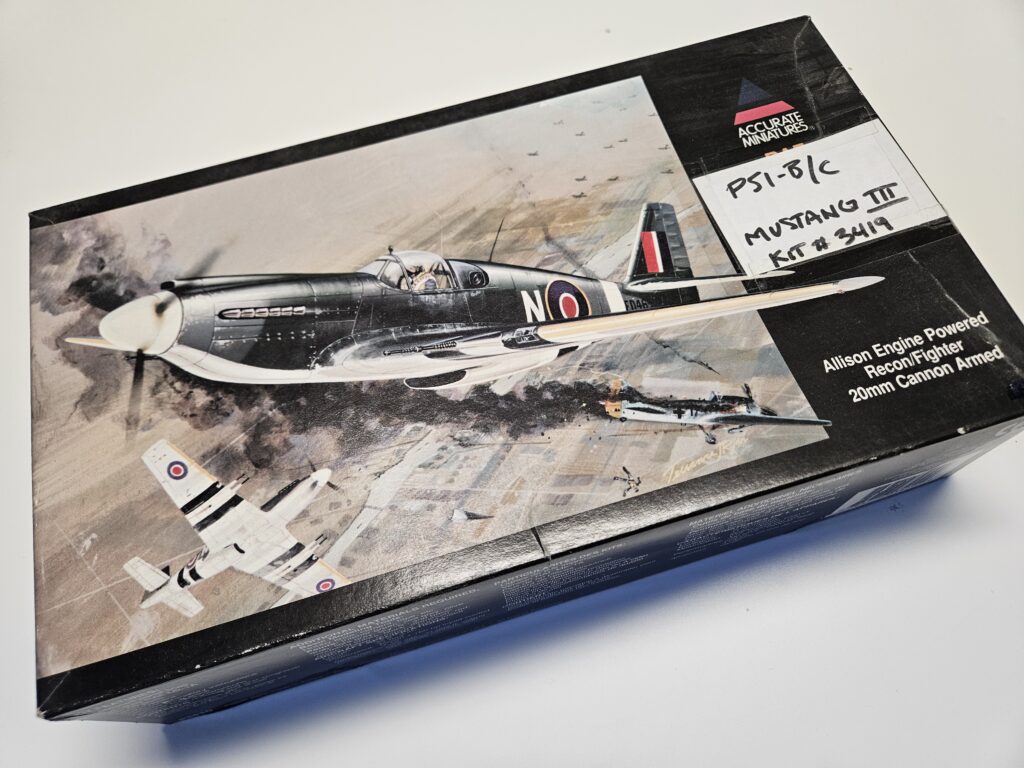 P-51C or RAF III Mustang, Reboxed